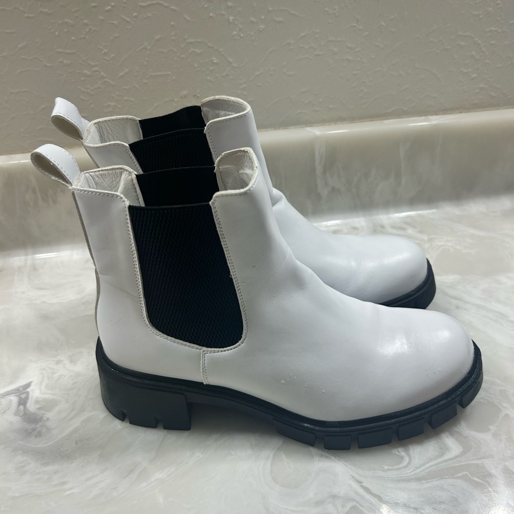 Women's White Ankle Boots
